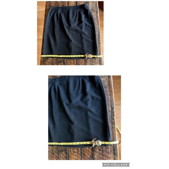 Alex Marie black career pencil skirt size 14 - Picture 7 of 13